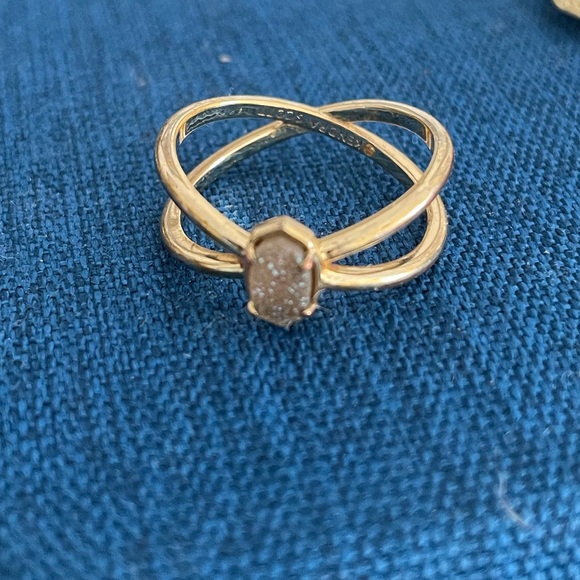 Kendra Scott Bundle (earrings and ring) - Picture 4 of 5